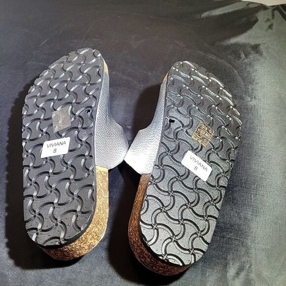 BRAND NEW SHOE LAND VIVIANA SILVER SANDAL - Picture 13 of 16